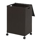 水に強いランドリー収納(70L ダークブラウン) 2枚目画像