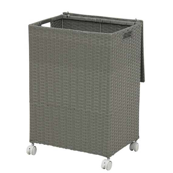 水に強いランドリー収納(70L グレー) 2枚目画像