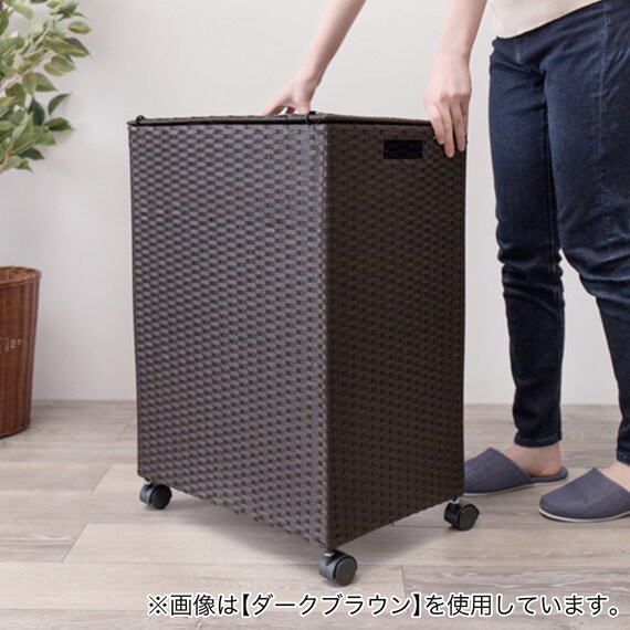 水に強いランドリー収納(70L グレー) 4枚目画像