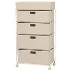 ランドリーチェスト60 深引 ホワイト(RAN-2416) 2枚目画像