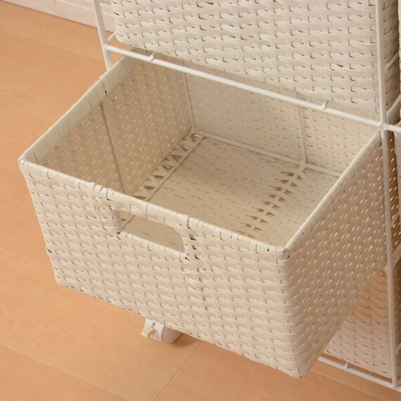 ランドリーチェスト マルチ7杯 ホワイト(RAN-2418) 5枚目画像