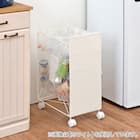 目隠し分別ダストワゴン(縦型 グレー) 2枚目画像