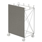 目隠し分別ダストワゴン(横型 グレー) 1枚目画像