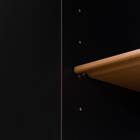 大理石調シューズラック(ハイタイプ 幅60cm ブラック) 14枚目画像