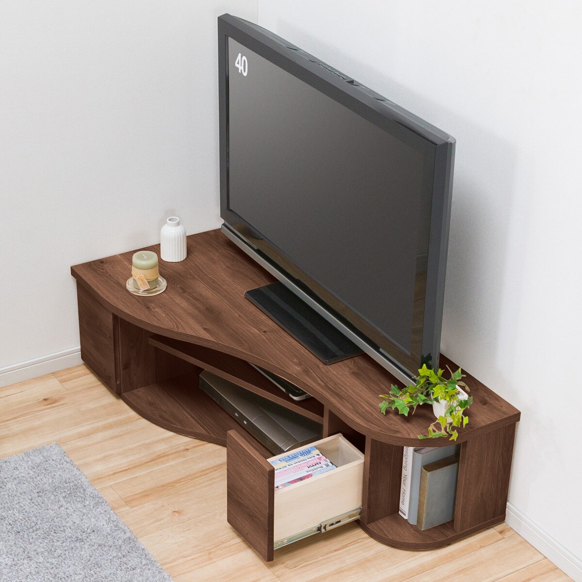 【参考価格5.１万】　ニトリ ボストン ウォールナット テレビボード 参考価格5.1万】 ニトリ ボストン ウォールナット テレビボード 参考