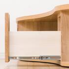 コーナー有効活用 流線形テレビボード (左寄せタイプ NA) 6枚目画像