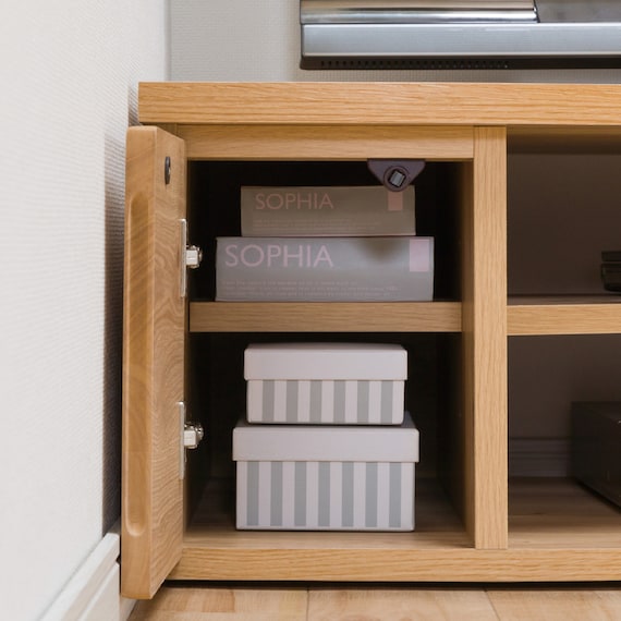 コーナー有効活用 流線形テレビボード (左寄せタイプ NA) 7枚目画像