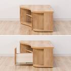 コーナー有効活用 流線形テレビボード (左寄せタイプ NA) 14枚目画像