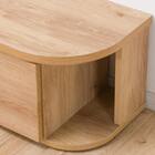 コーナー有効活用 流線形テレビボード (左寄せタイプ NA) 18枚目画像