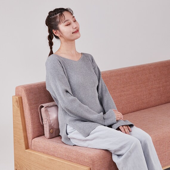 持ち運びしやすいミニマッサージクッション  (ピンク) 6枚目画像