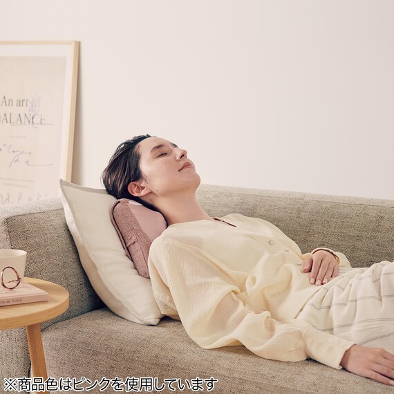 持ち運びしやすいミニマッサージクッション (ブラック) 6枚目画像