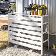 アルミ製エアコン室外機カバー