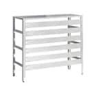 アルミ製エアコン室外機カバー(Mサイズ ホワイト) 1枚目画像