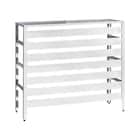 アルミ製エアコン室外機カバー(Lサイズ ホワイト) 1枚目画像