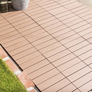 ジョイント人工木タイル 32枚セット(ストライプ)