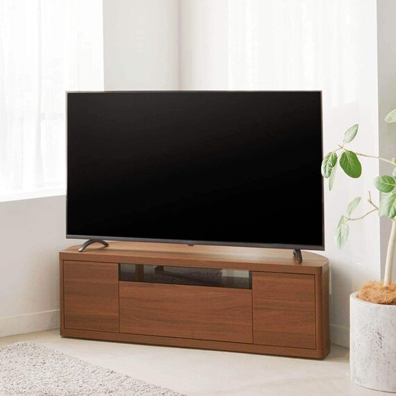 コーナーにも対応するテレビボード (幅110cm ROC BR) | ニトリネット 