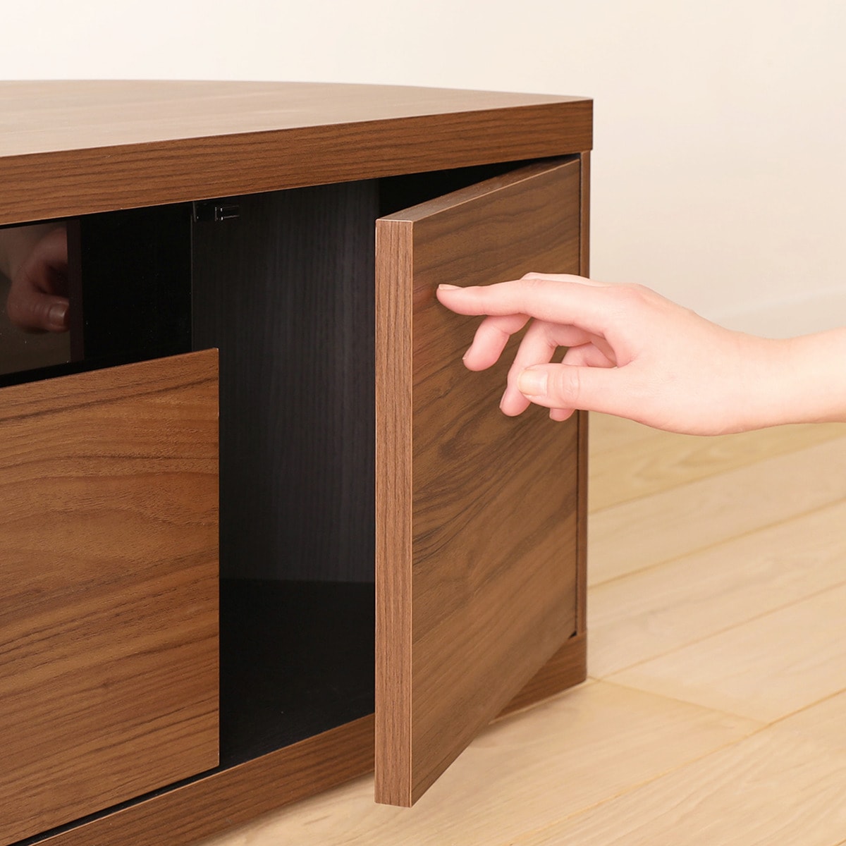 美品ニトリ　ローボード110cm キャスター付き ヴィンテージ風テレビ台 (ローボード 幅110cm) | ニトリネット