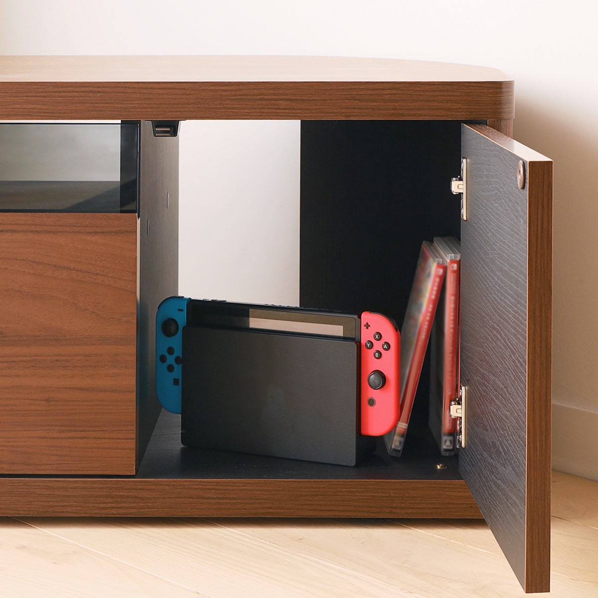 コーナーにも対応するテレビボード (幅110cm ROC BR) | ニトリ