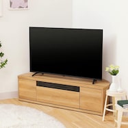コーナーにも対応するテレビボード(幅130cm ROC)
