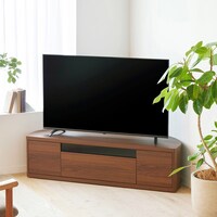 コーナーにも対応するテレビボード (幅130cm ROC BR)