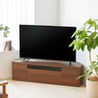 コーナーにも対応するテレビボード (幅130cm ROC BR) 1枚目画像