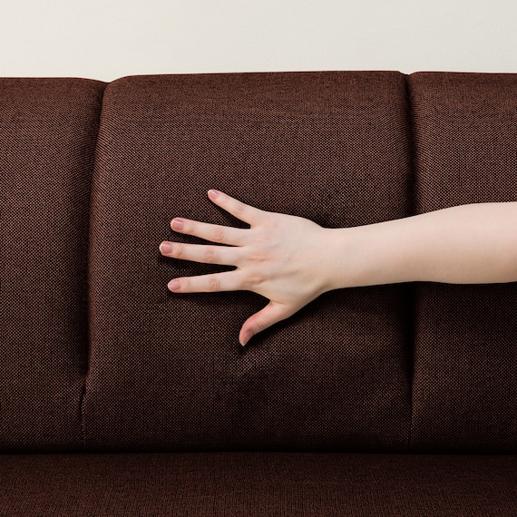 コーナーソファ3点セット 布張りタイプ (ワイン) 14枚目画像