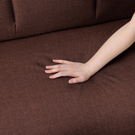 コーナーソファ3点セット 布張りタイプ (ワイン) 15枚目画像