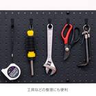 【簡単】ワンタッチ式 突っ張りパーテーション スチールボード4枚・フック10個付き（ブラック) 6枚目画像