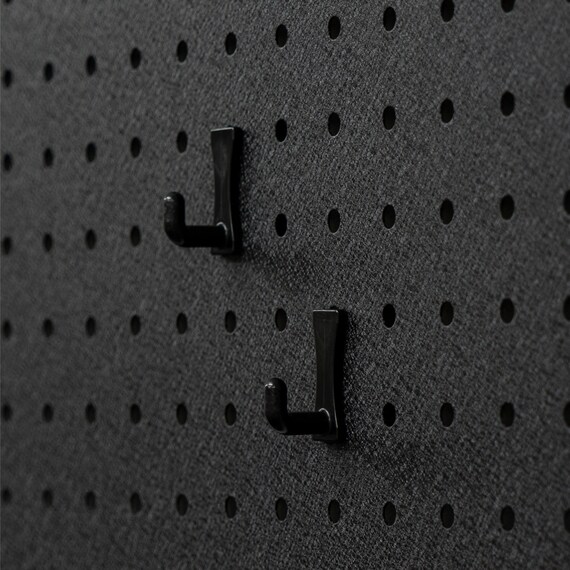 【簡単】ワンタッチ式 突っ張りパーテーション スチールボード4枚・フック10個付き（ブラック) 8枚目画像