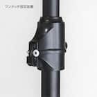 【簡単】ワンタッチ式 突っ張りパーテーション スチールボード4枚・フック10個付き(ブラック) 14枚目画像