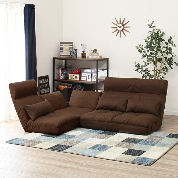 ハイバックでゆったり座れるコーナーソファ3点セット ダークブラウン 通販 ニトリネット 公式 家具 インテリア通販