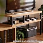 ヴィンテージテイストの伸長式テレビ台 (ローボード75-135cm WAL) 12枚目画像