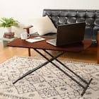 天然木突板仕様の昇降テーブル (DBR) 1枚目画像