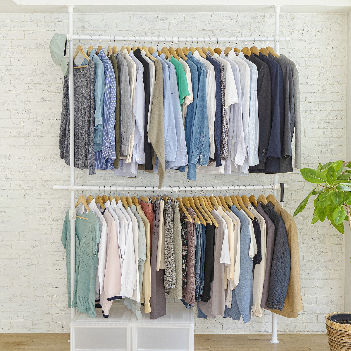 突っ張りハンガー ダブル 通販 ニトリネット 公式 家具 インテリア通販 突っ張りハンガー ダブル 通販 ニトリネット 公式 家具 インテリア通販