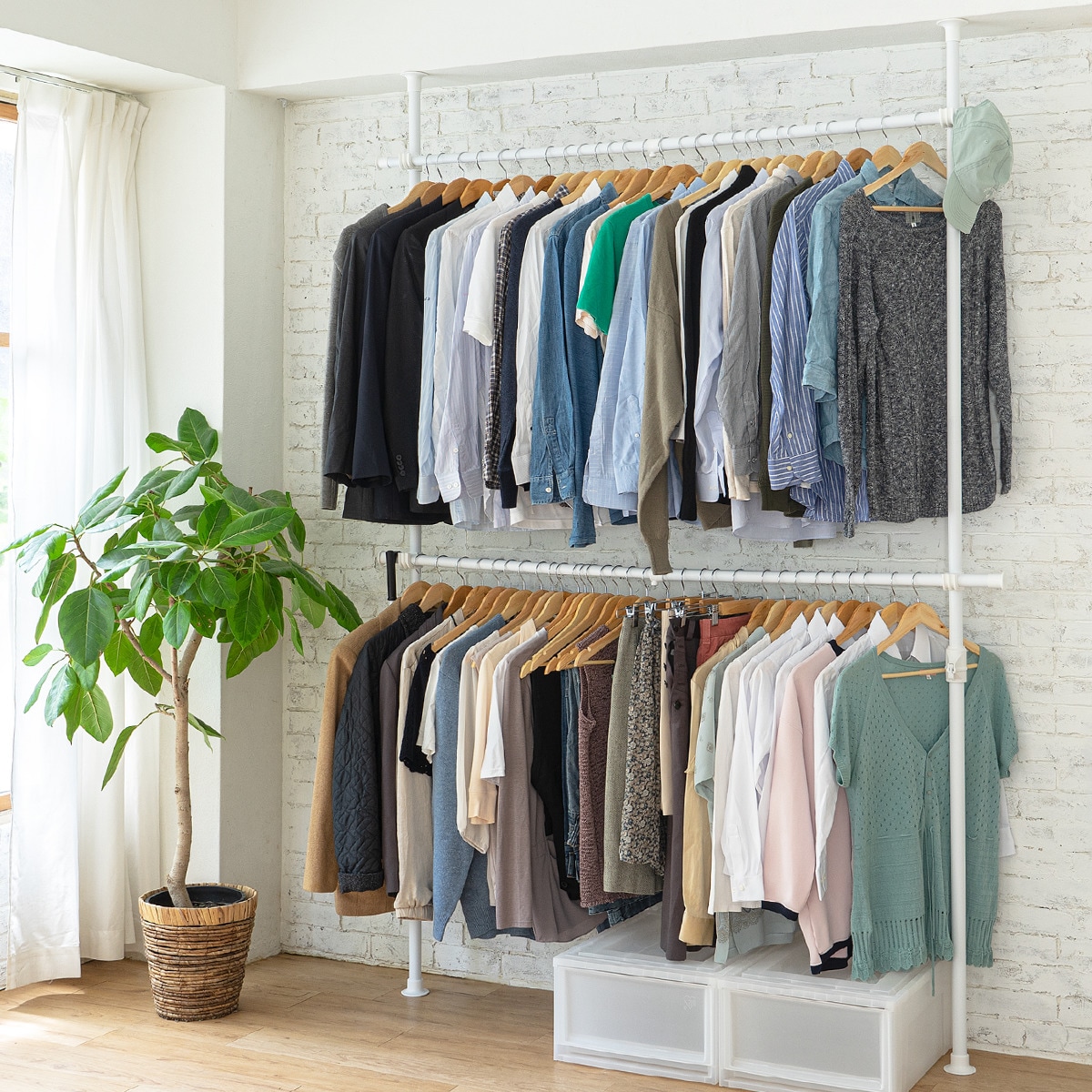 突っ張りハンガー ダブル 通販 ニトリネット 公式 家具 インテリア通販 突っ張りハンガー ダブル 通販 ニトリネット 公式 家具 インテリア通販