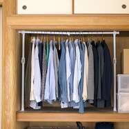 【簡単】ワンタッチ式 突っ張り押入れハンガーラック