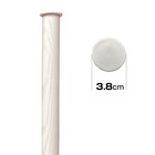 【室内用】インテリア物干しポール 1本(木目アイボリー) 4枚目画像