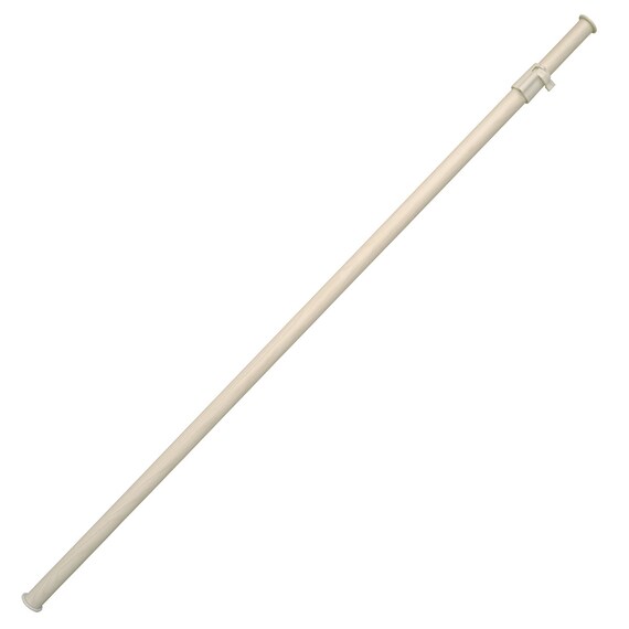 【室内用】インテリア物干しポール 1本(木目アイボリー) 7枚目画像