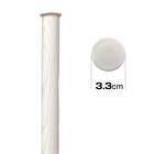 【室内用】インテリア物干しポール 1本(木目アイボリー) 9枚目画像