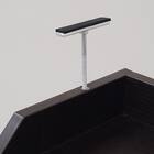 薄型カウンター下収納 コーナーラック (DBR) 6枚目画像