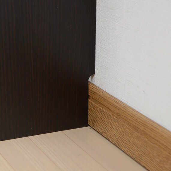 薄型カウンター下収納 コーナーラック (DBR) 7枚目画像