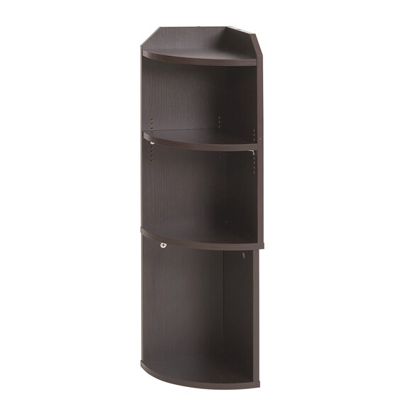 薄型カウンター下収納 コーナーラック (DBR) 8枚目画像