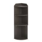 薄型カウンター下収納 コーナーラック (DBR) 9枚目画像