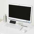 片付け上手な10ミリ厚の頑丈アクリルモニターラック 1枚目画像