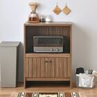 コンパクトサイズのシンプルレンジボード (幅60cm BR) 2枚目画像