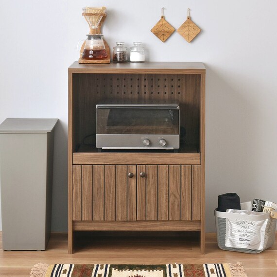 コンパクトサイズのシンプルレンジボード (幅60cm BR) 2枚目画像