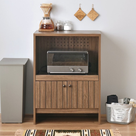 コンパクトサイズのシンプルレンジボード (幅60cm BR) 2枚目画像