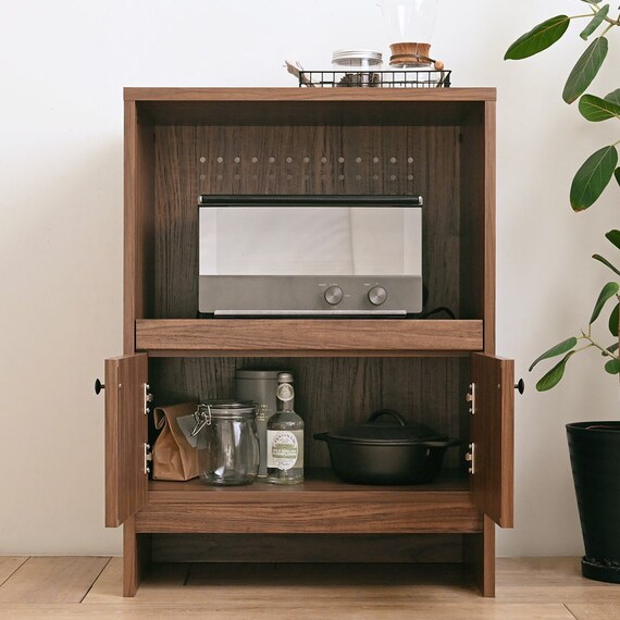 コンパクトサイズのシンプルレンジボード (幅60cm BR) 3枚目画像