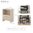 コンパクトサイズのシンプルレンジボード (幅60cm BR) 8枚目画像