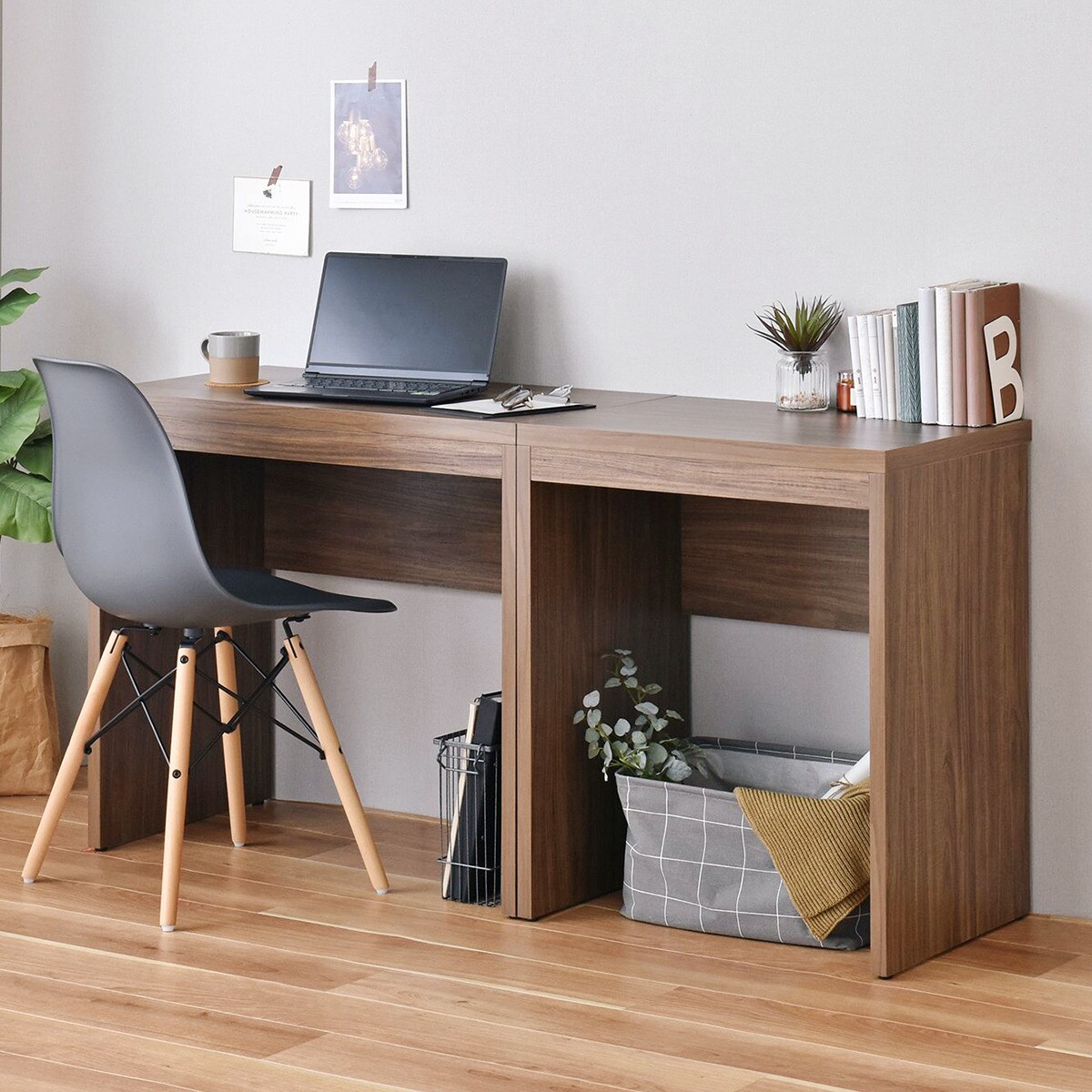 コンパクトサイズのシンプルデスク (幅60cm BR) | ニトリネット【公式